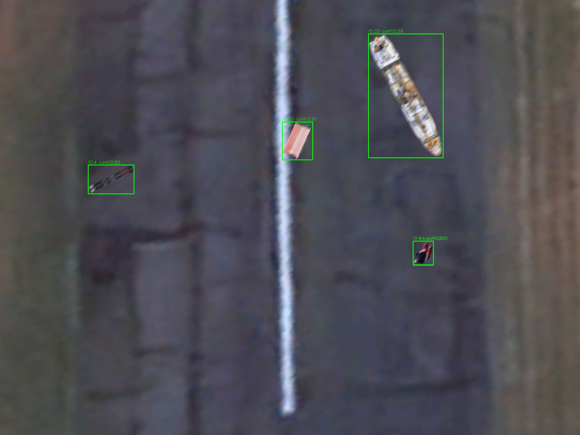 Saliency detection on a generated synthetic image.